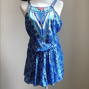 Ruby Yaya “Gypsy” romper blue
